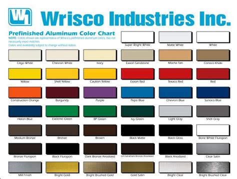 wrisco sheet metal colors|wrisco sheet metal.